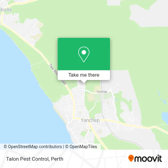 Mapa Talon Pest Control