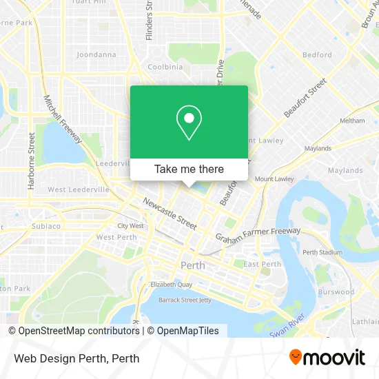 Mapa Web Design Perth