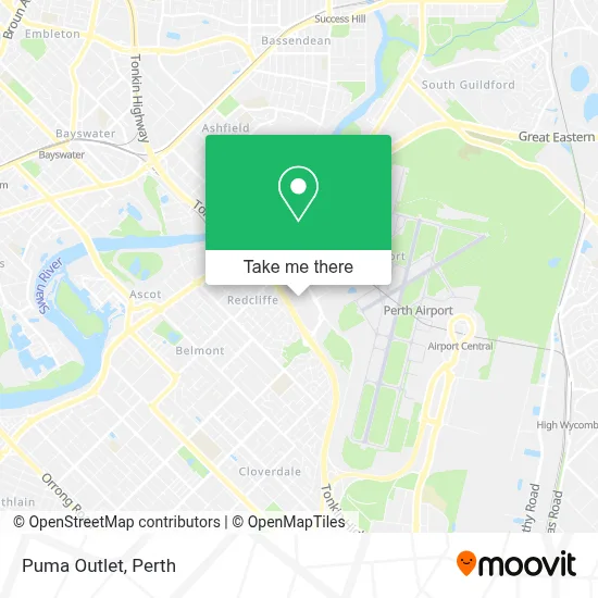 Mapa Puma Outlet