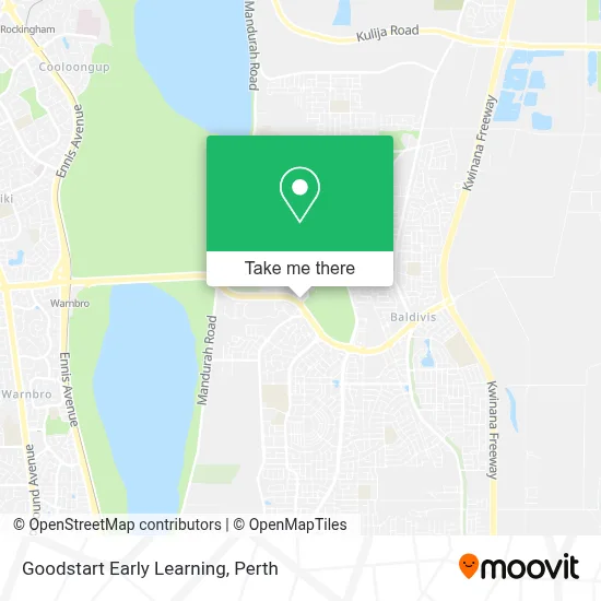 Mapa Goodstart Early Learning
