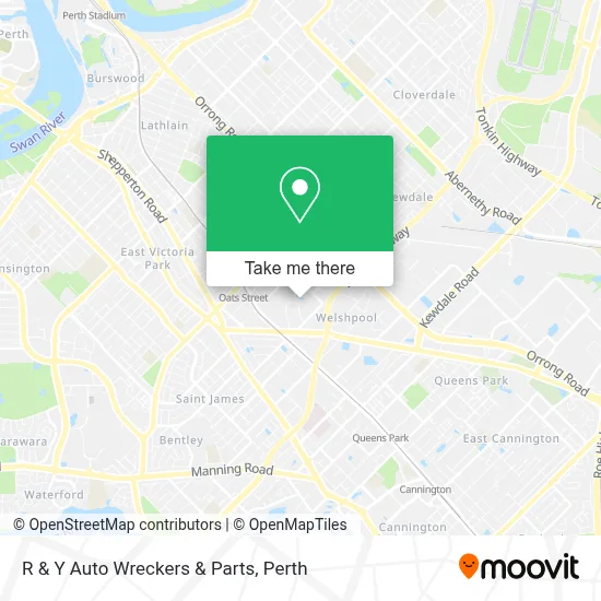 Mapa R & Y Auto Wreckers & Parts