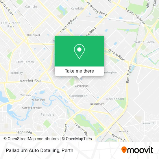 Mapa Palladium Auto Detailing