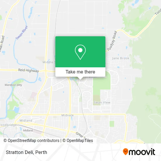 Mapa Stratton Deli