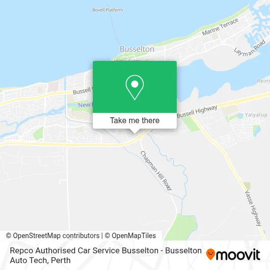 Mapa Repco Authorised Car Service Busselton - Busselton Auto Tech