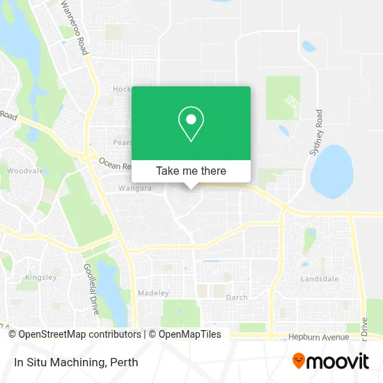 In Situ Machining map