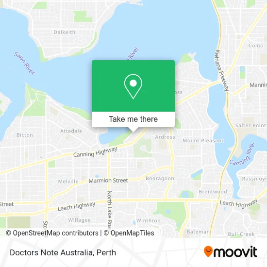 Mapa Doctors Note Australia