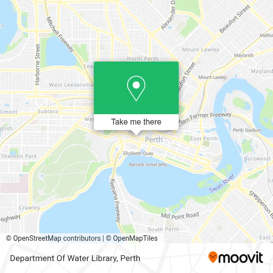 Mapa Department Of Water Library