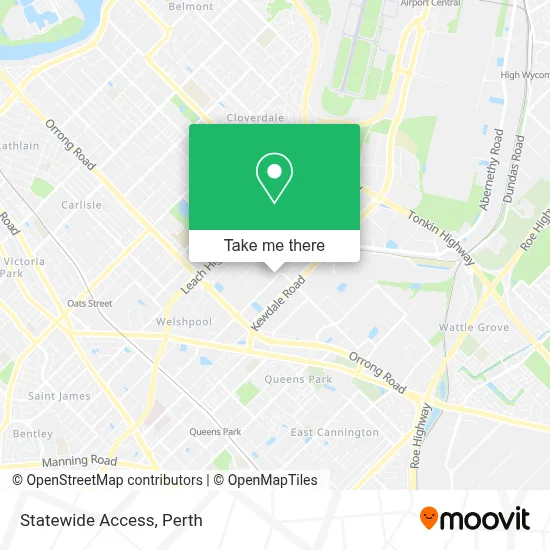 Mapa Statewide Access