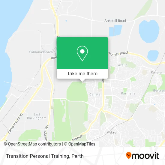 Mapa Transition Personal Training