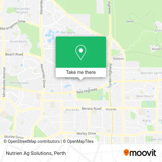 Mapa Nutrien Ag Solutions