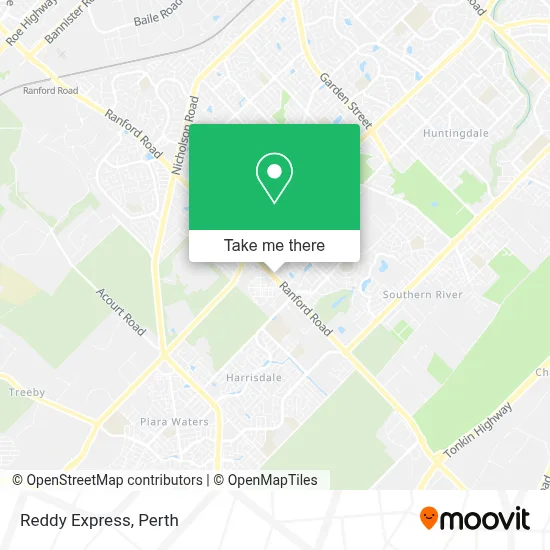 Mapa Reddy Express