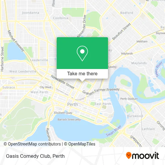 Mapa Oasis Comedy Club