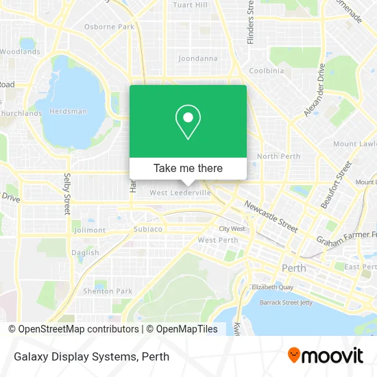 Mapa Galaxy Display Systems