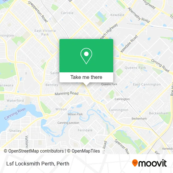Mapa Lsf Locksmith Perth