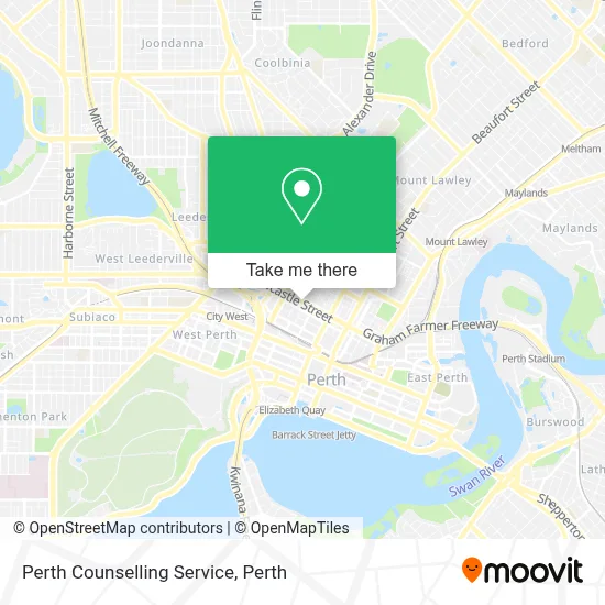 Mapa Perth Counselling Service