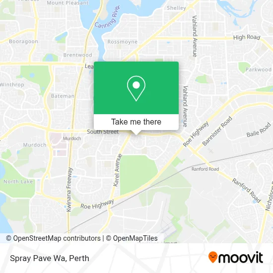Mapa Spray Pave Wa