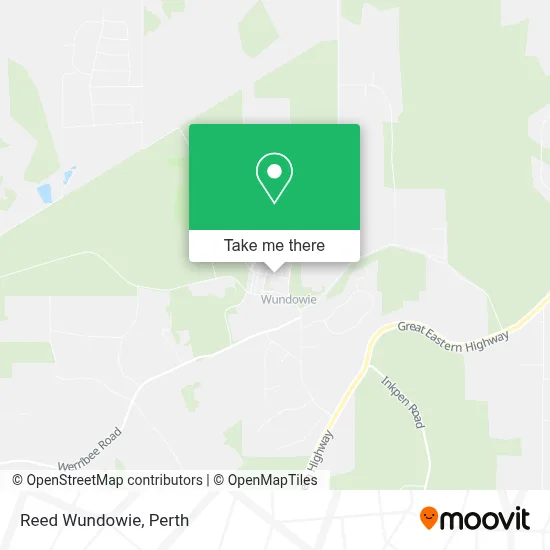 Mapa Reed Wundowie