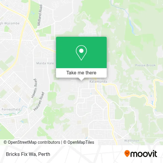Mapa Bricks Fix Wa