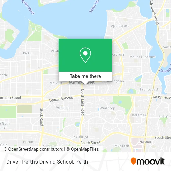 Mapa Drive - Perth's Driving School