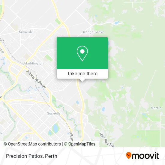 Mapa Precision Patios