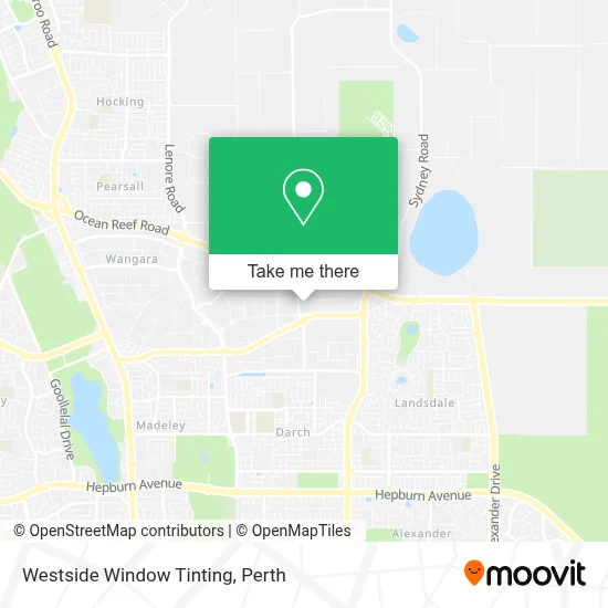 Mapa Westside Window Tinting