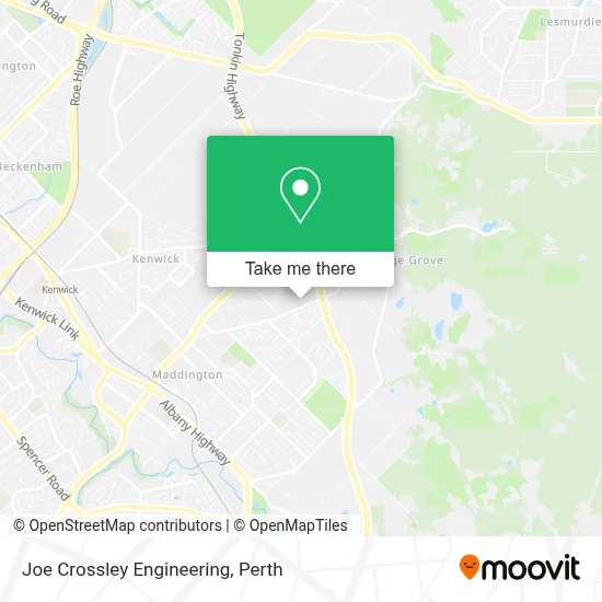 Mapa Joe Crossley Engineering