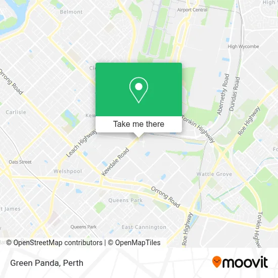 Mapa Green Panda