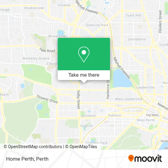 Mapa Home Perth