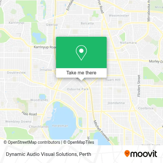 Dynamic Audio Visual Solutions map
