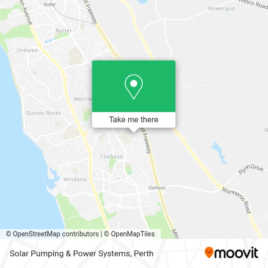 Solar Pumping & Power Systems map