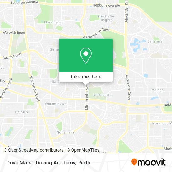 Mapa Drive Mate - Driving Academy