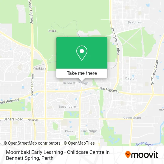 Mapa Moombaki Early Learning - Childcare Centre In Bennett Spring