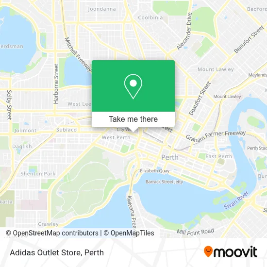 Mapa Adidas Outlet Store