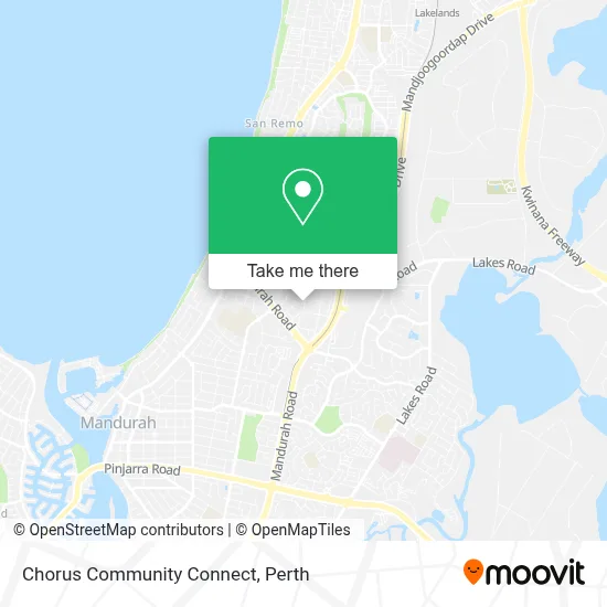 Mapa Chorus Community Connect