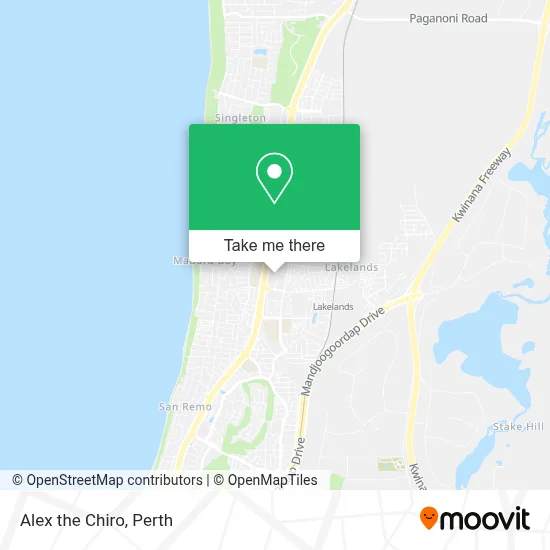Alex the Chiro map