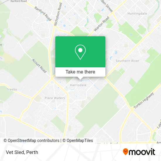 Mapa Vet Sled