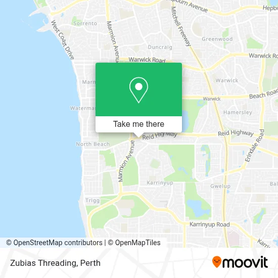 Mapa Zubias Threading
