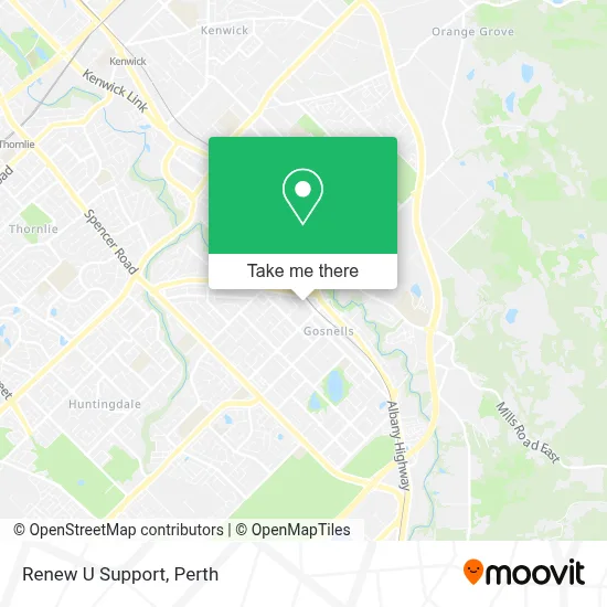 Mapa Renew U Support