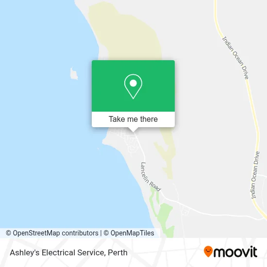 Mapa Ashley's Electrical Service