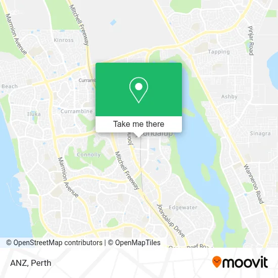 Mapa Anz