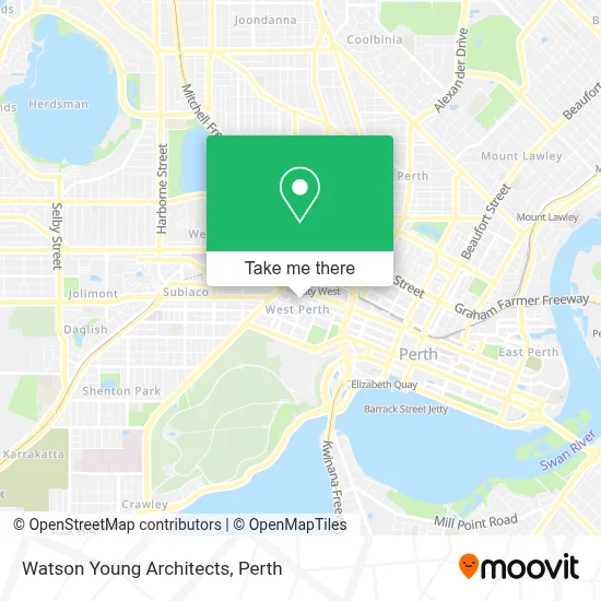 Mapa Watson Young Architects