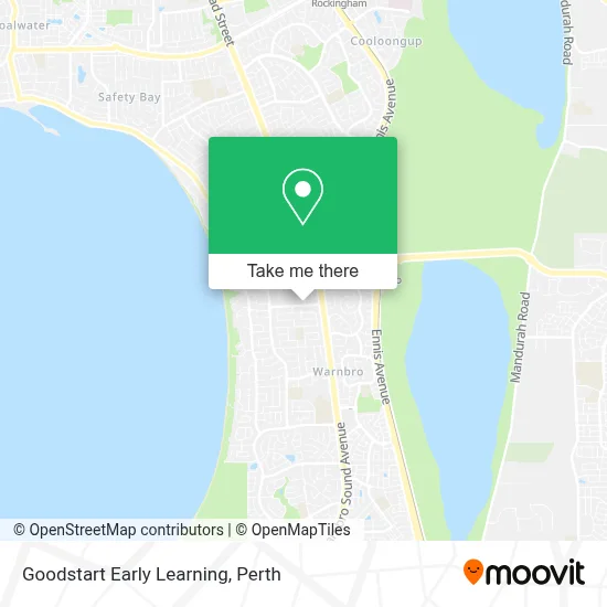 Mapa Goodstart Early Learning