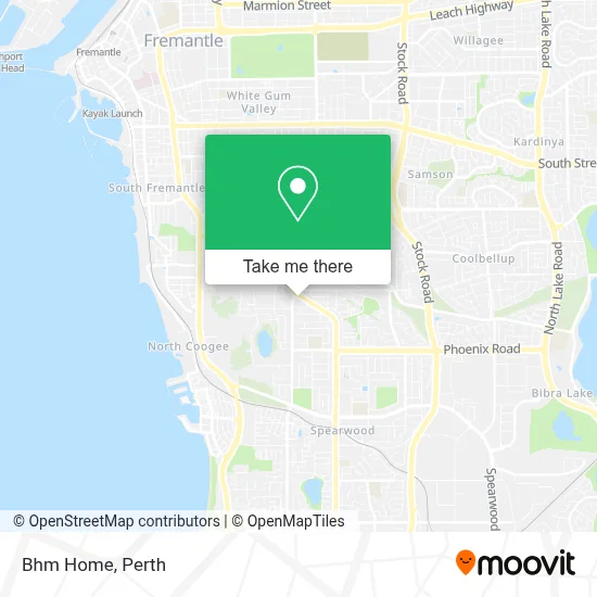 Mapa Bhm Home