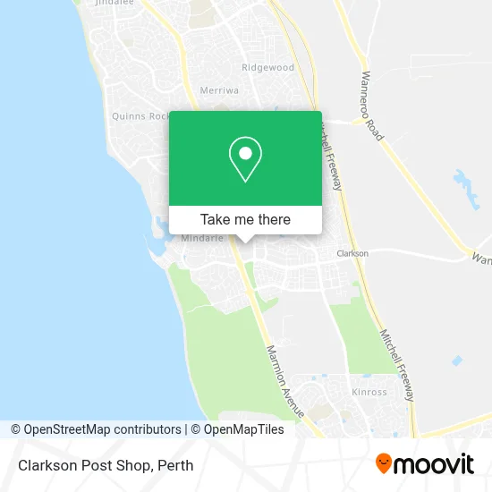 Mapa Clarkson Post Shop