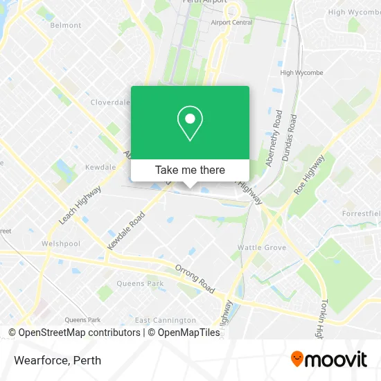 Mapa Wearforce