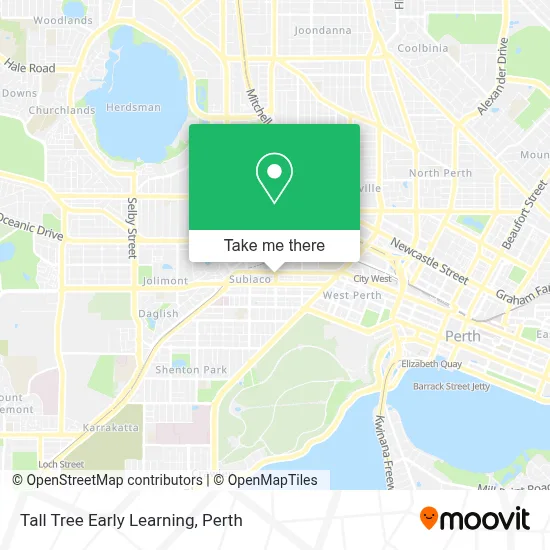 Tall Tree Early Learning map