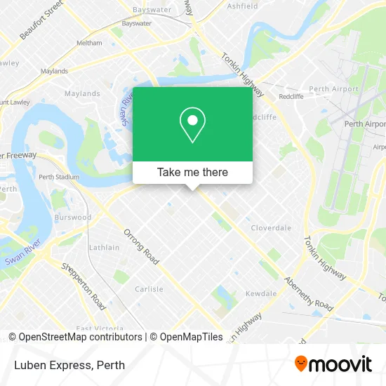 Mapa Luben Express