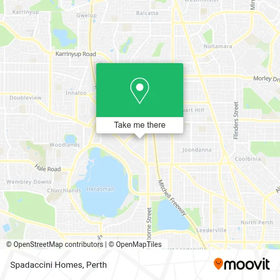 Mapa Spadaccini Homes