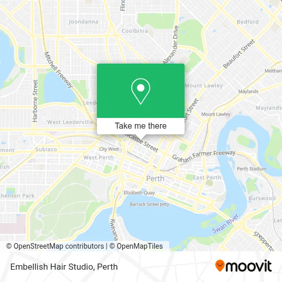 Mapa Embellish Hair Studio