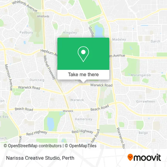 Mapa Narissa Creative Studio
